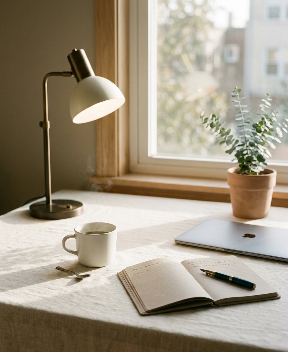 Your specialist at work — calm morning inbox management